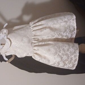 Carter's Cream Floral Kids Formal Dress